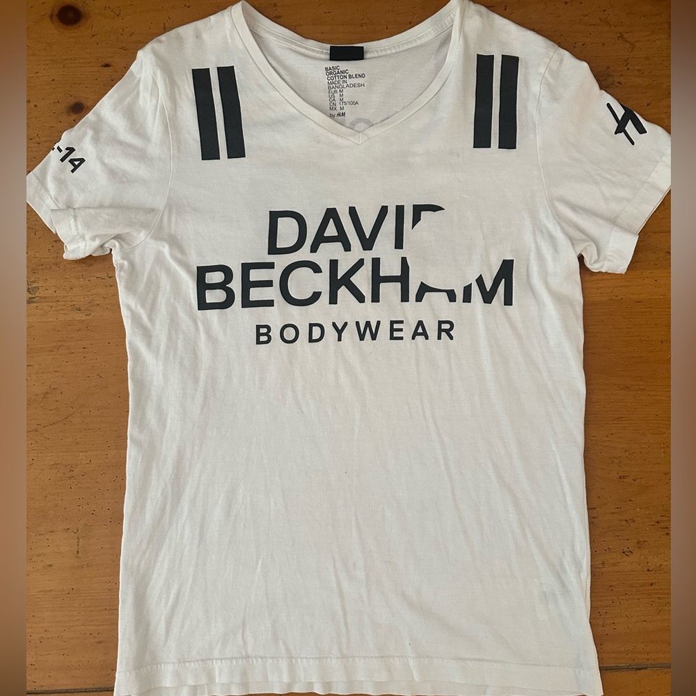 David Beckham shirt.